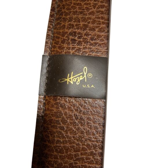 Hazel USA Brown Leather Padfolio Binder Shaklee Small Notebook Organizer Office - Picture 4 of 10